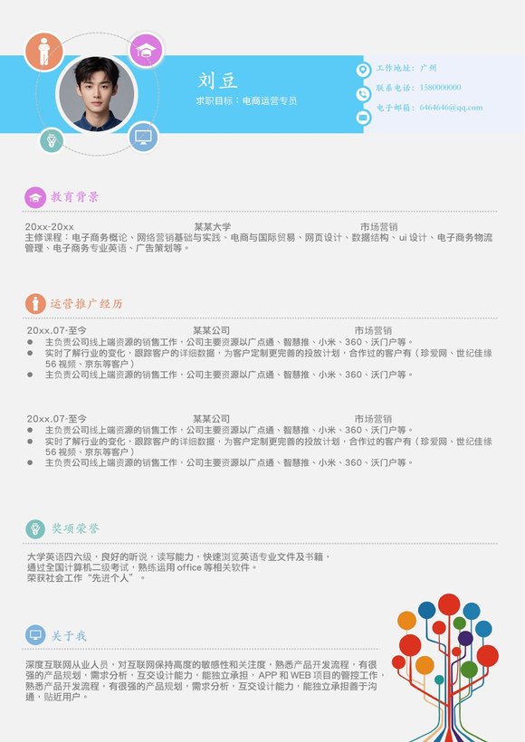 活泼单页05预览图