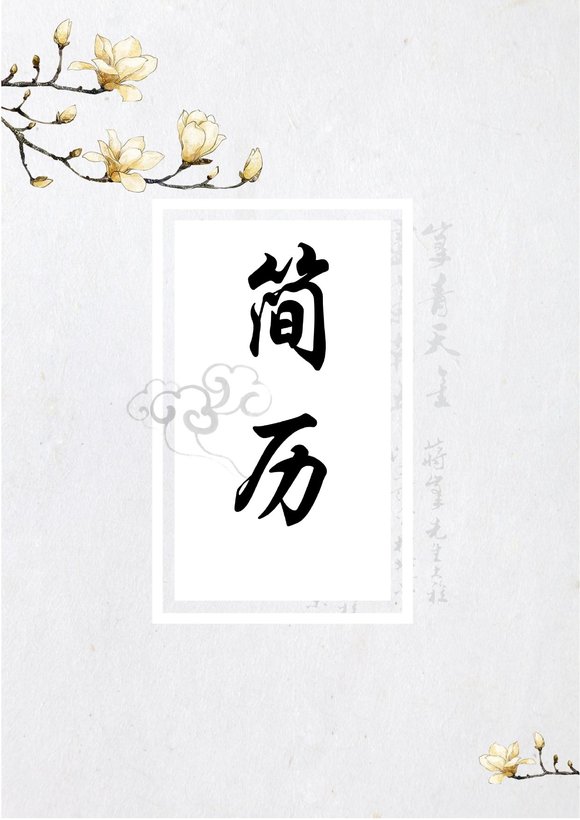 四页简历模板27--超级简历模板预览图