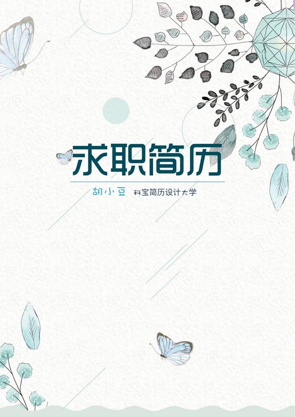 四页062-封面+内容+自荐信预览图