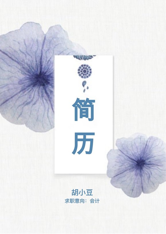 四页108-封面+内容+自荐信预览图