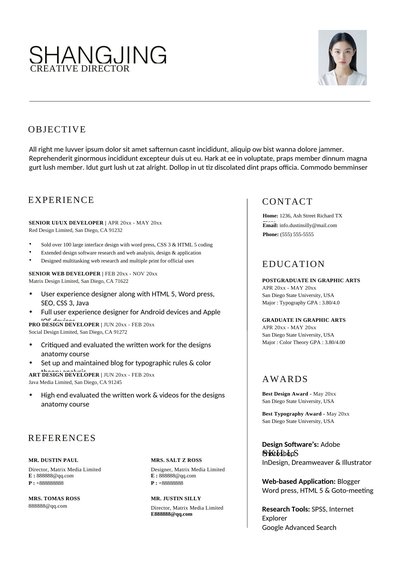 英文简历-三页02