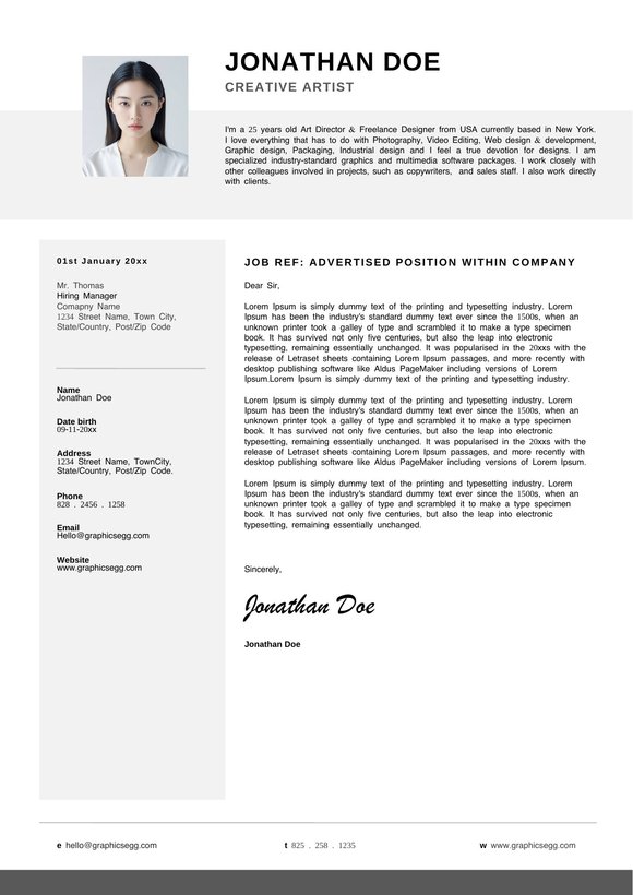 英文简历-单页02预览图