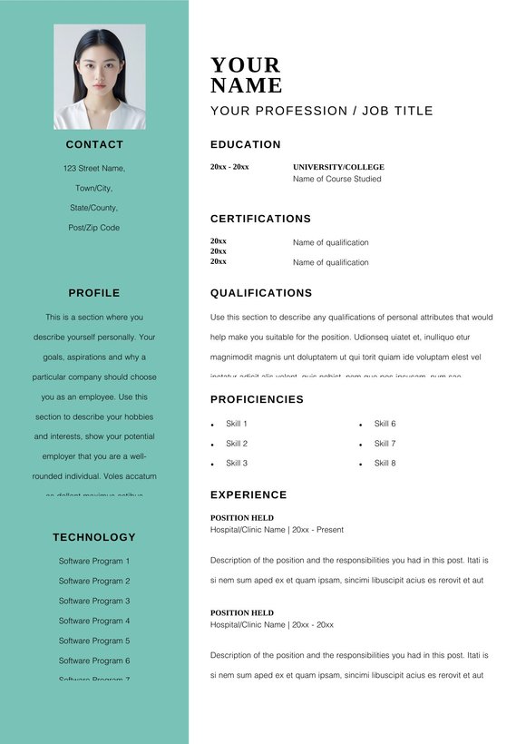 英文简历-单页03预览图