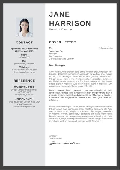 英文简历-单页15