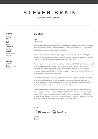 英文简历-单页21