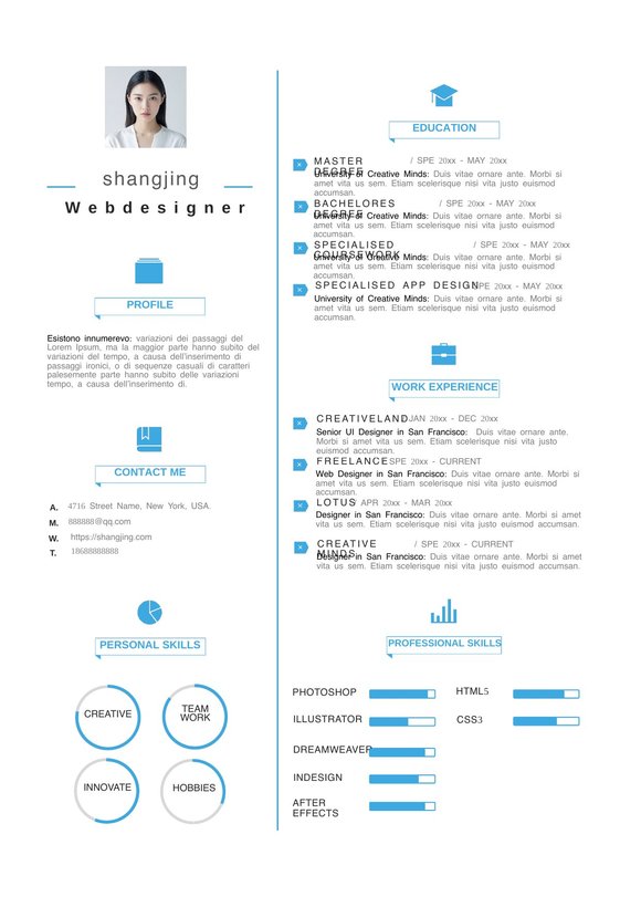 英文简历-单页27预览图