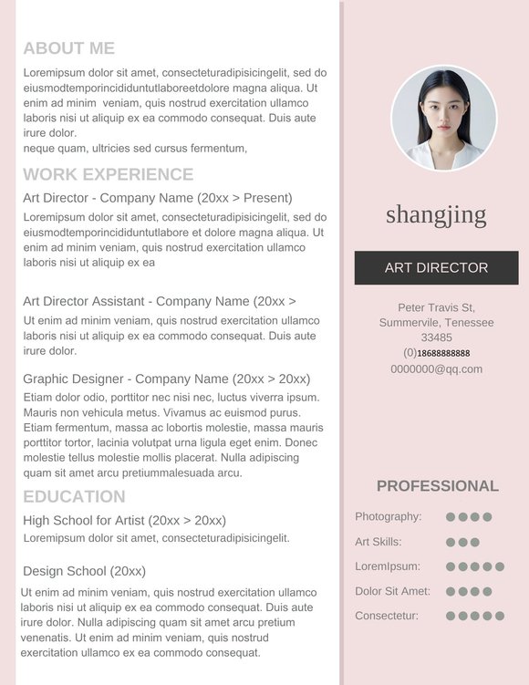 英文简历-双页21预览图