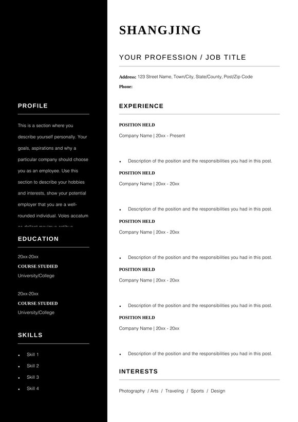 英文简历-双页27预览图