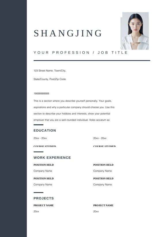 英文简历-双页31预览图