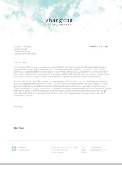 英文简历-双页34