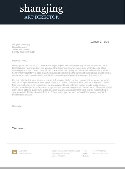 英文简历-双页40