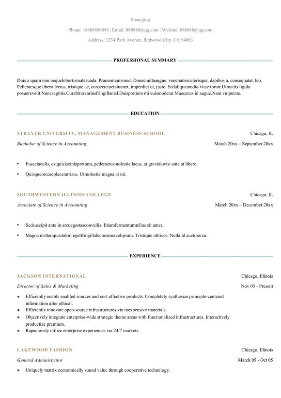 英文简历-双页47预览图