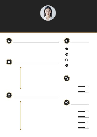 英文简历-四页01