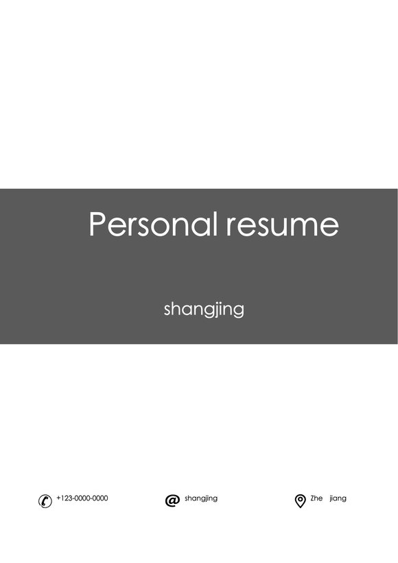 英文简历-四页02预览图