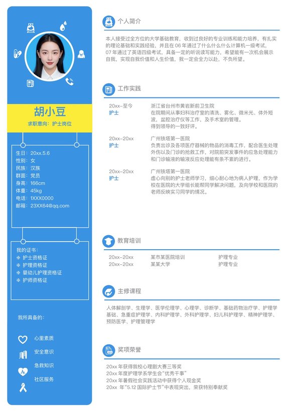 护士、护理-单页050-双栏预览图