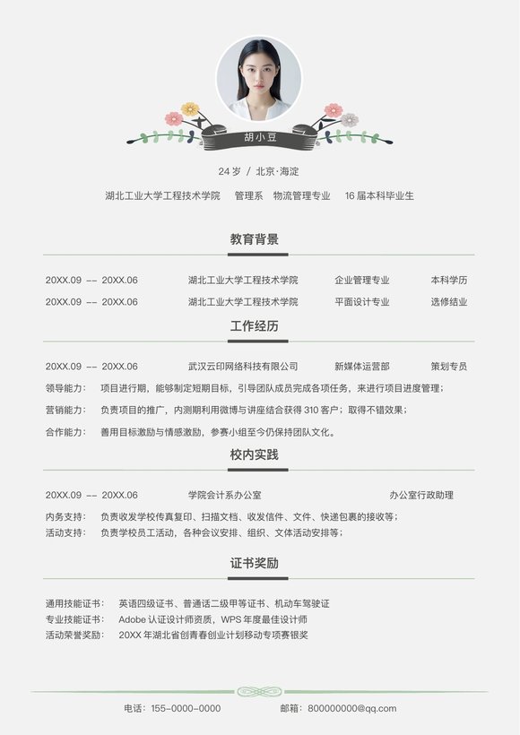 物流-单页094-文艺预览图